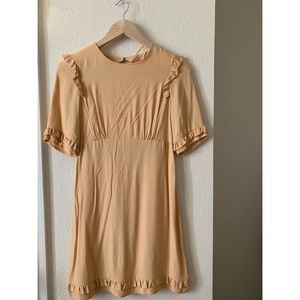 ASOS mustard girly dress